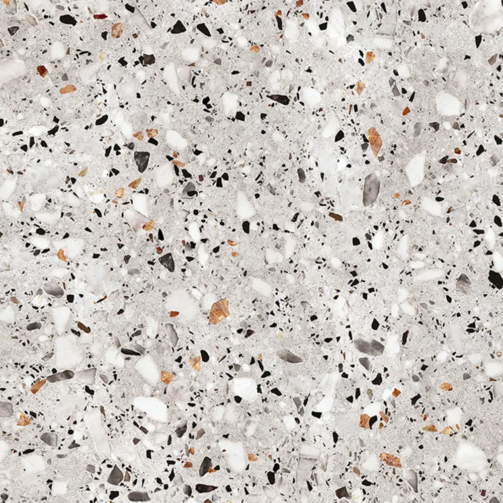 NR0373-M На пол Эвия Терраццо Серый матовый 600x600x9.5 - фото 2