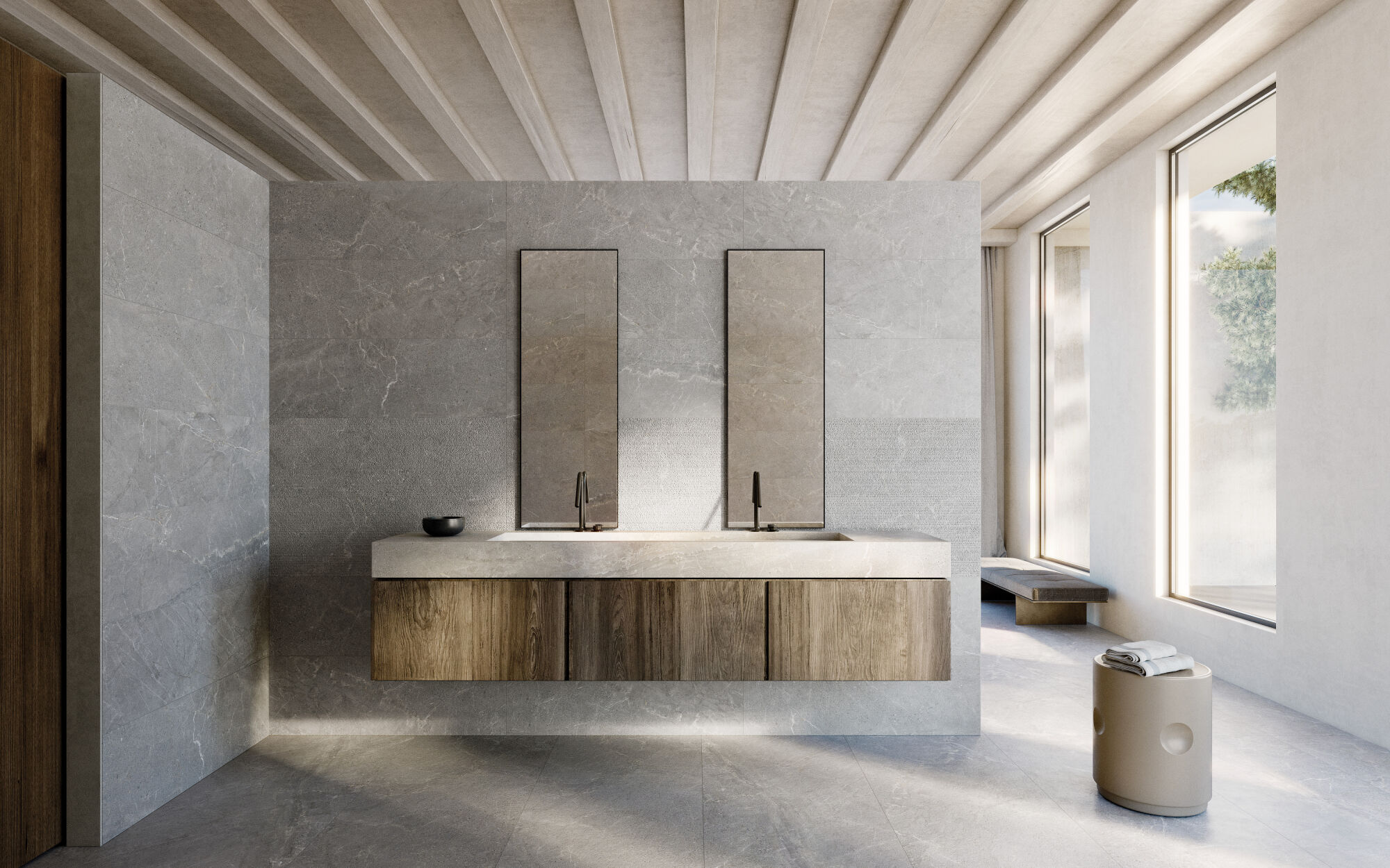 37865 На стену Alchemy Wall Iron Textured 33.3x100 R - фото 16