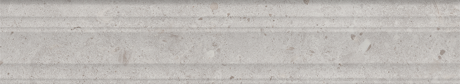 BLF010R Бордюр Риккарди Серый Светлый Матовый Структура Обрезной 40x7.3x2.7 - фото 6