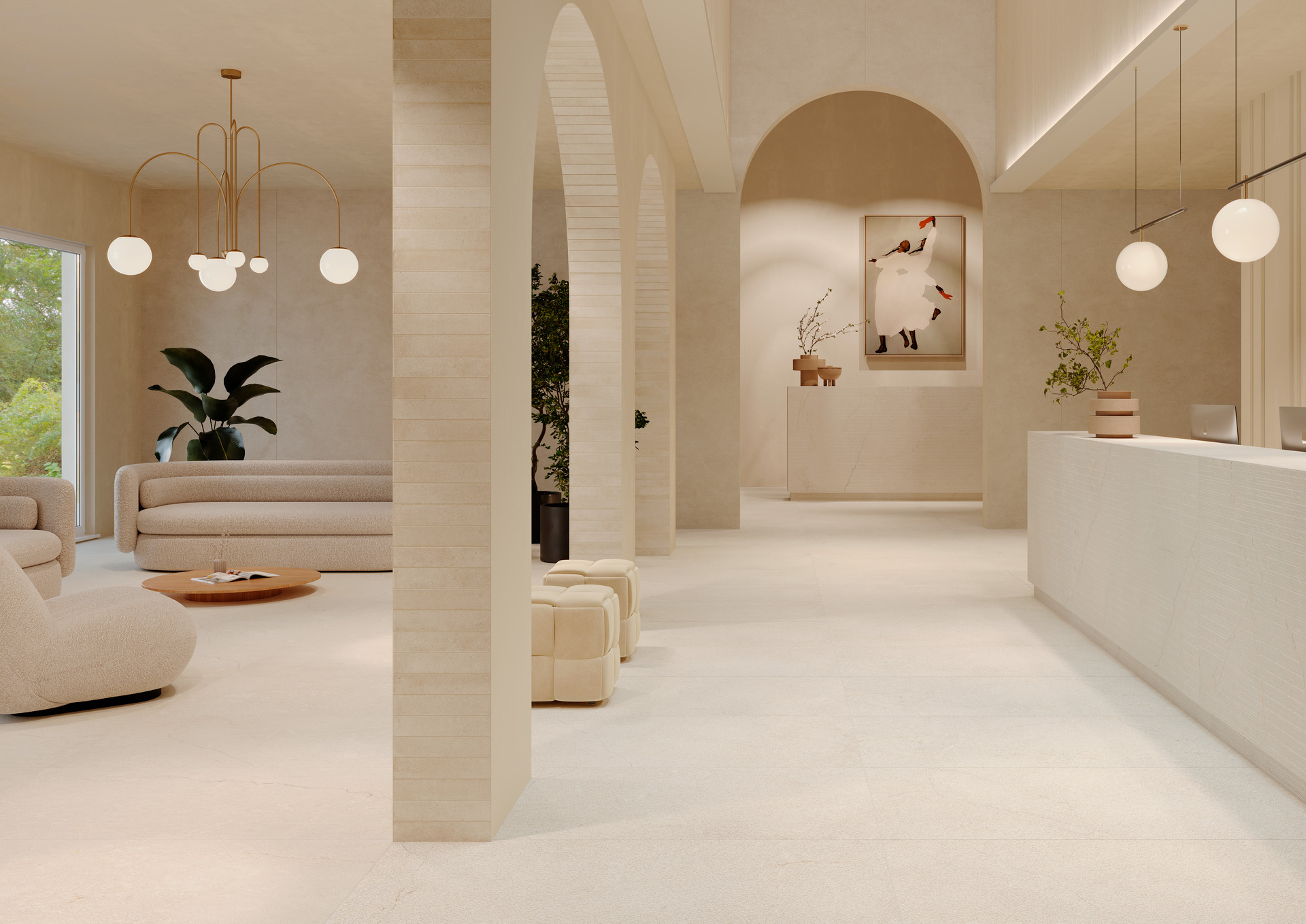 MQCV На пол Mystone Pietra Di Sicilia Bianco R10 Rt 60x120 - фото 3