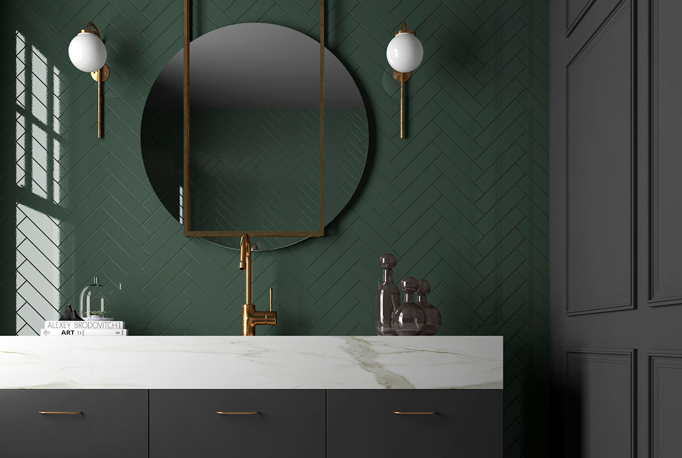 28471  На стену Costa Nova Praia Tansy Green Glossy - фото 61