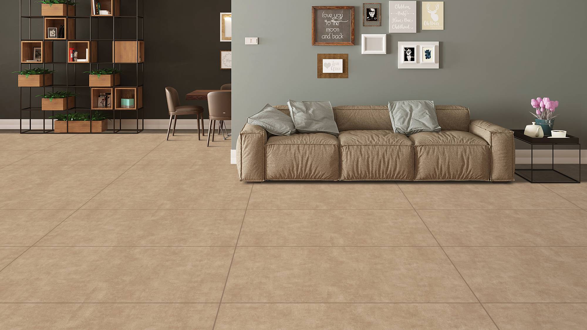 На пол Gress Velvet Mud Matt 60x120 - фото 2