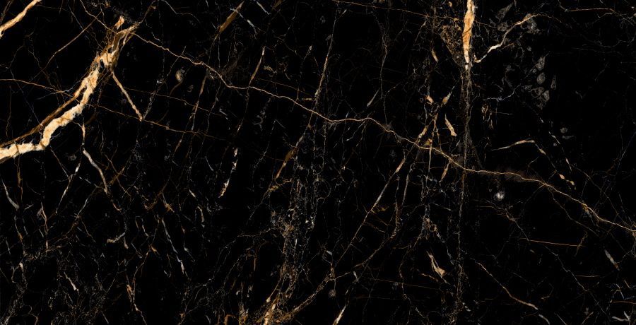 CV20199 На пол Marble Black Gold Glossy 60x120 - фото 3