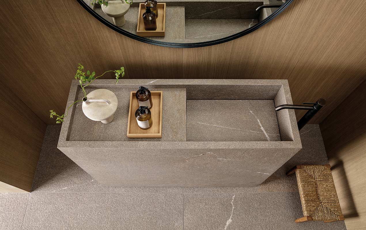 PS003 На пол Piasentina Stone Milled Nat Ret 120х280 - фото 7