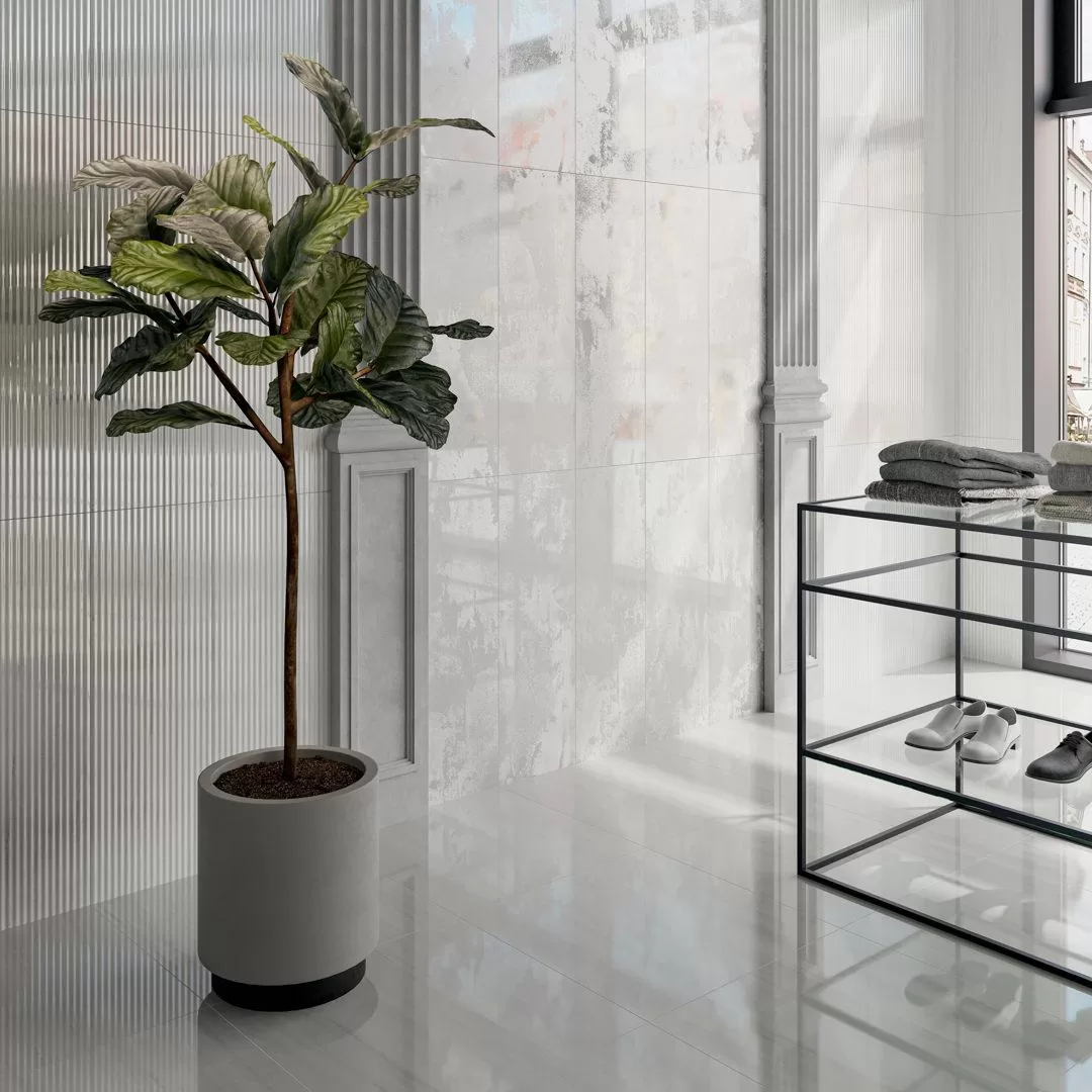 13110TR На стену Белем Серый светлый глянцевый обрезной 30x89.5x0.9 - фото 14