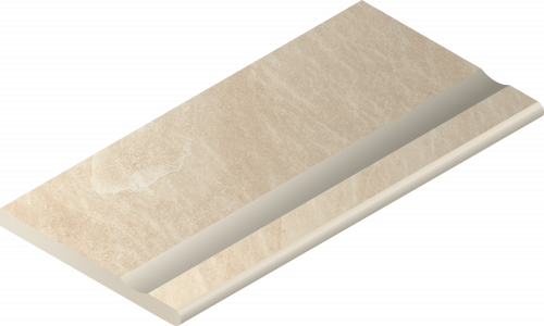 620090000396 Ступень Materia X2 Магнезио Бортик 30x60 с Выемкой Закругленный Натуральный