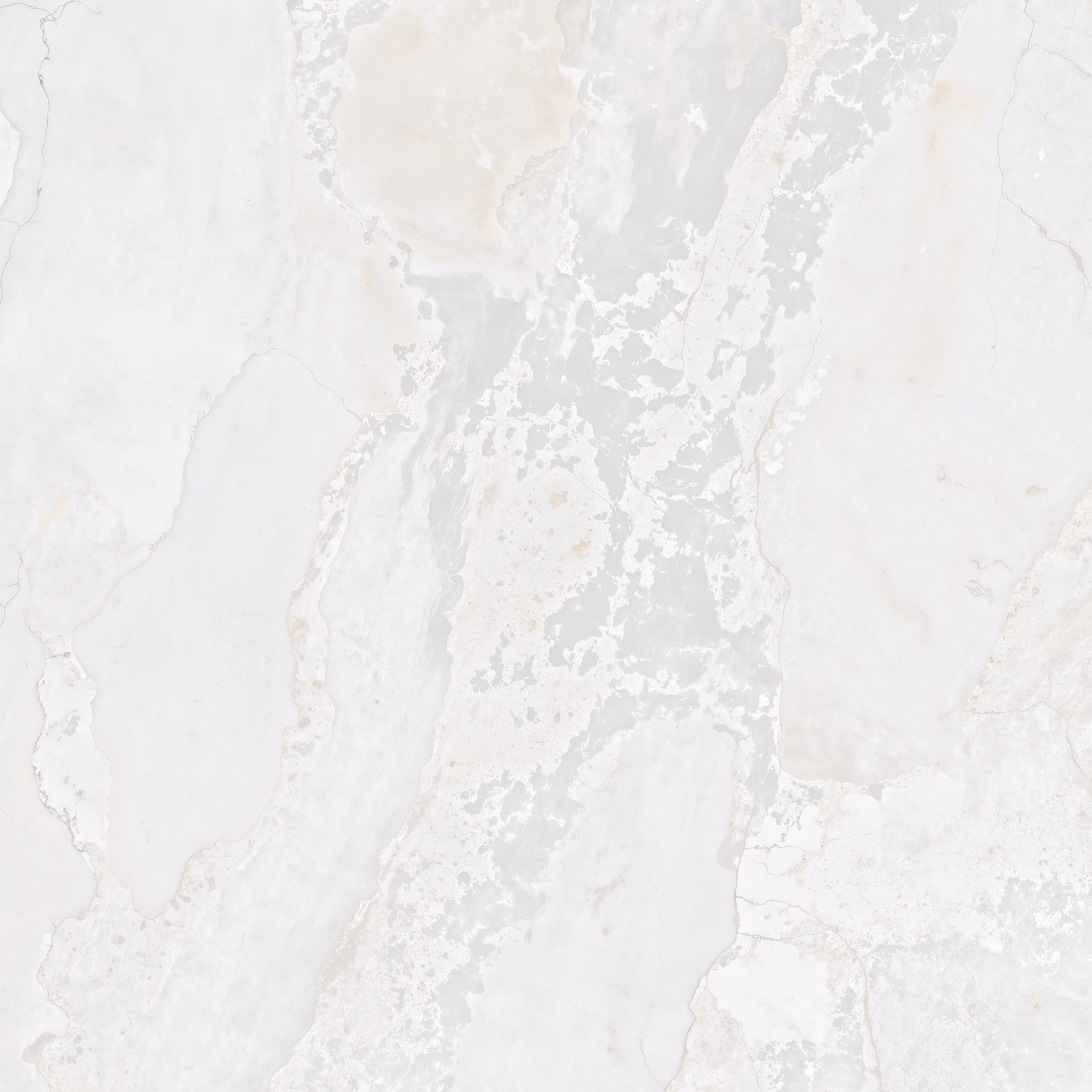 На пол Planet White Metal Soft 120x120 - фото 2