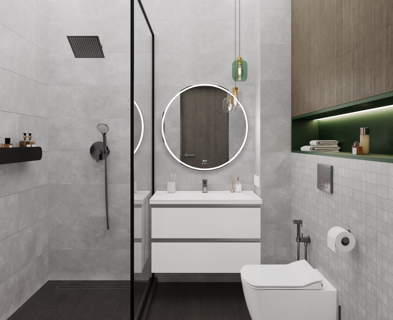 MM13158  Декор Nord Grigio матовый 30x30 - фото 4