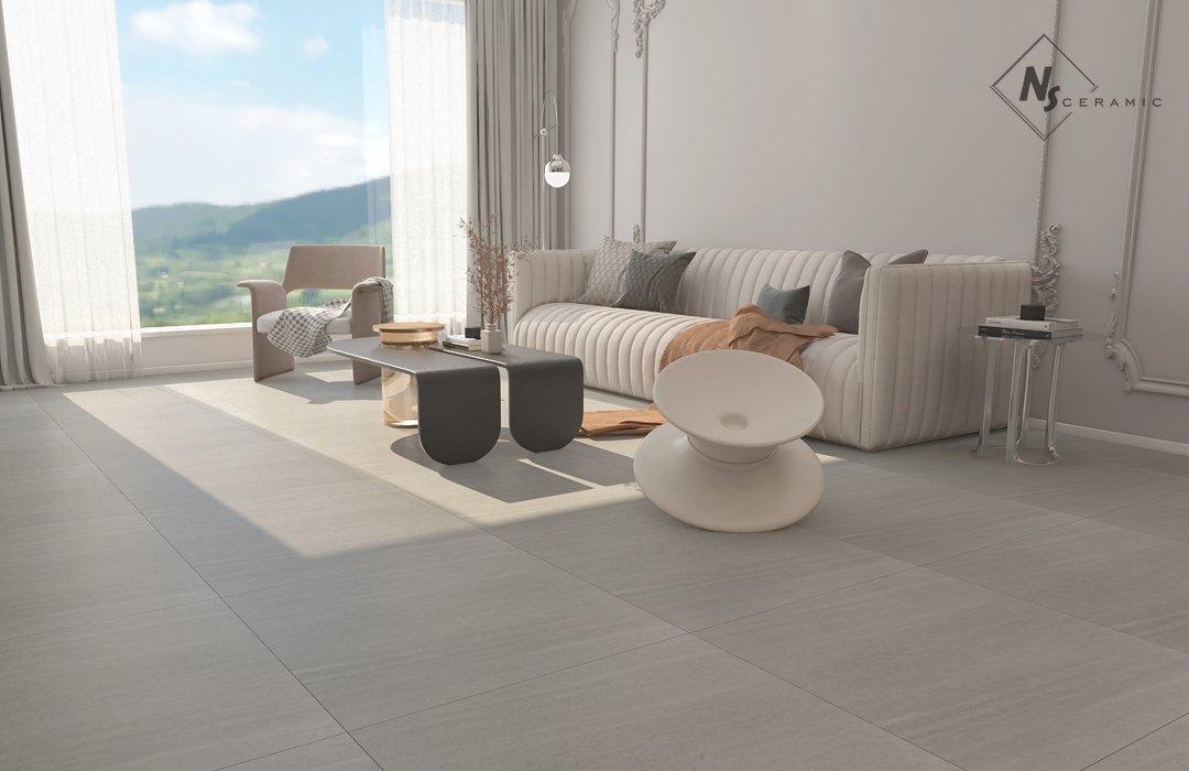 NSC8045 На пол Porcelain Tile 8045 Серый матовый 80x80 - фото 42