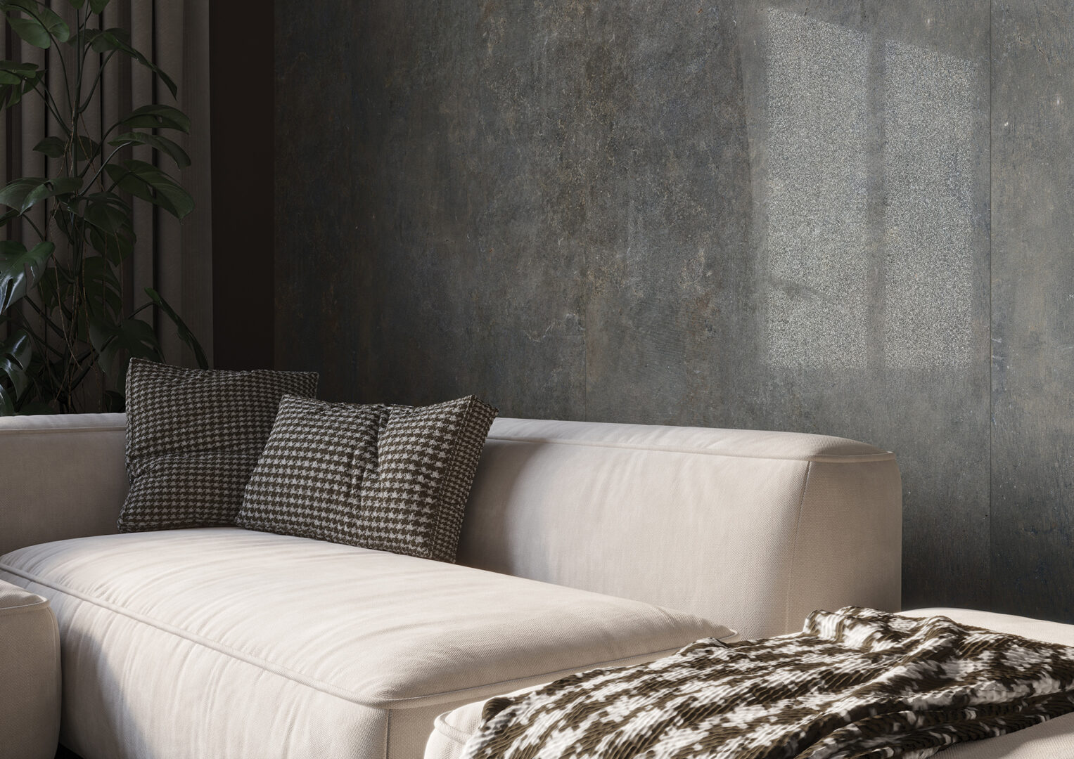 На пол Textural Anthracite Silky Cristal 59.7x119.7 - фото 3