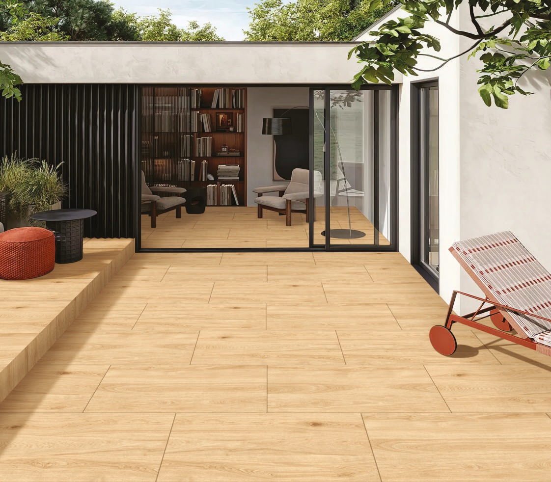 На пол Outdoor Core Graphite 60x60 - фото 4