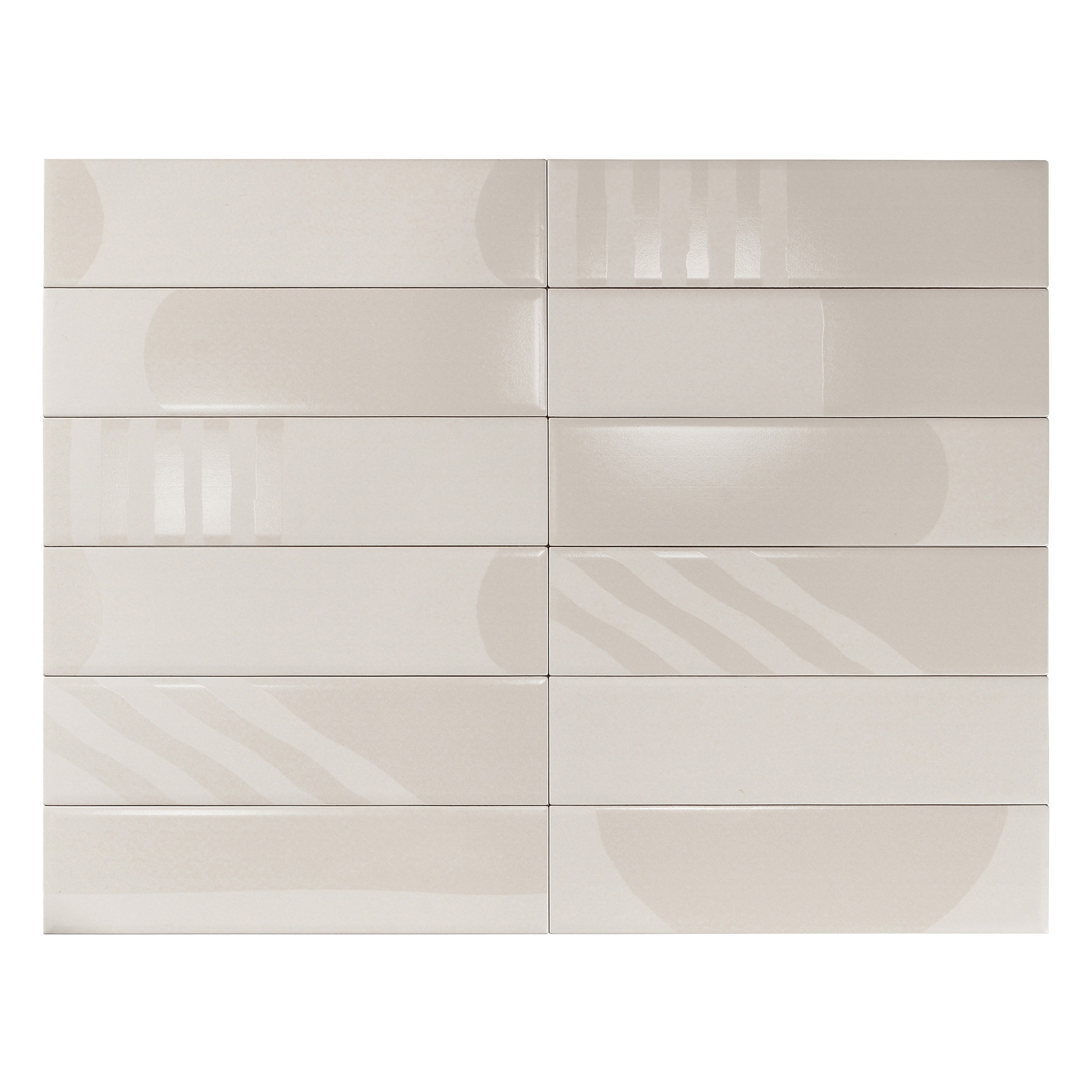 На стену Rivera Milky White 7.5x30 - фото 2