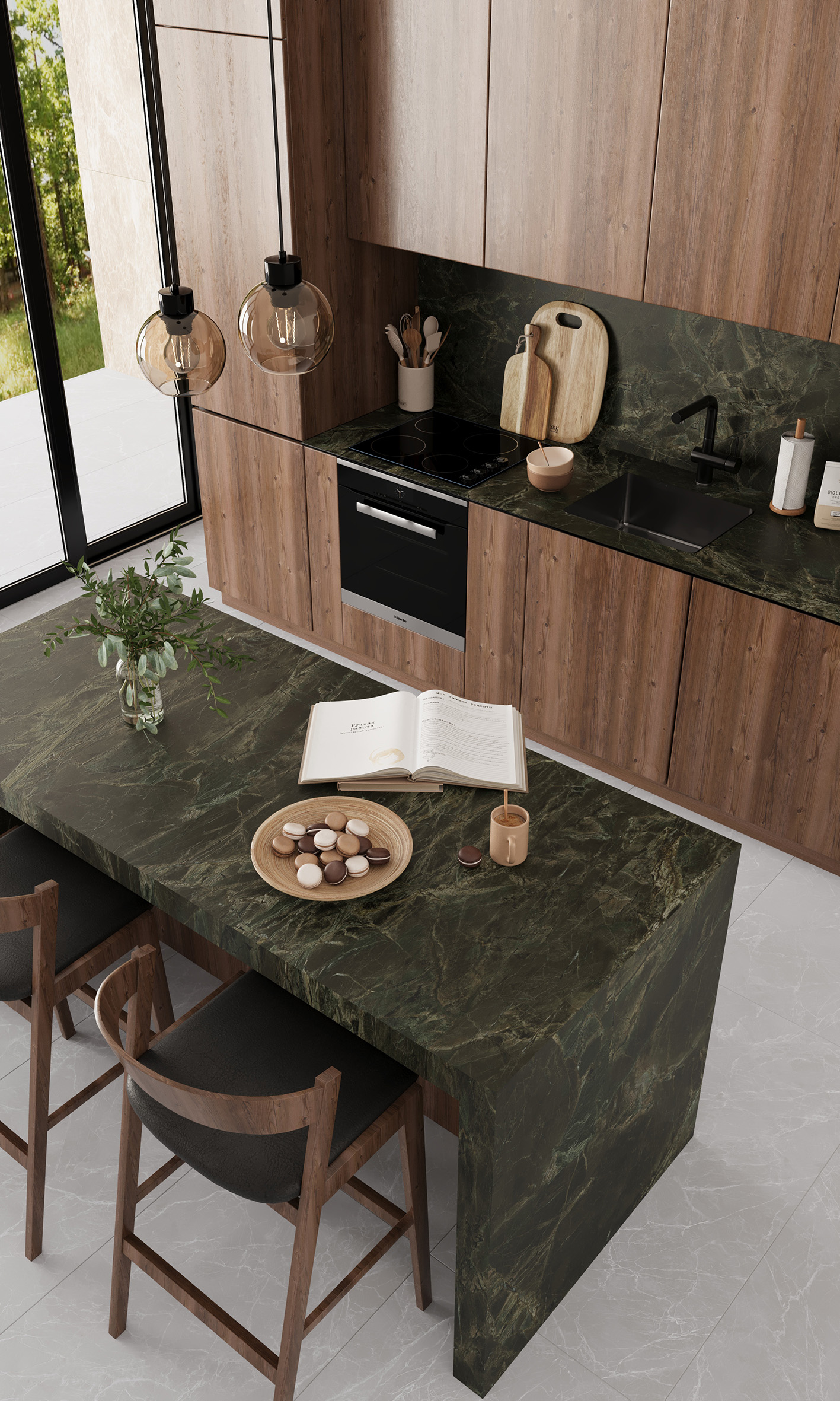 На пол Matt Onega Grey Xylotech 2780х1200х6 - фото 28