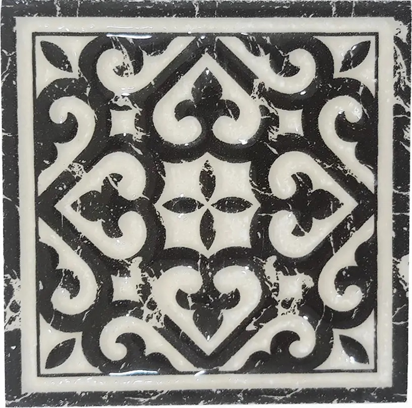 ВК 15 Декоративная вставка Керамические вставки Испания 6х6