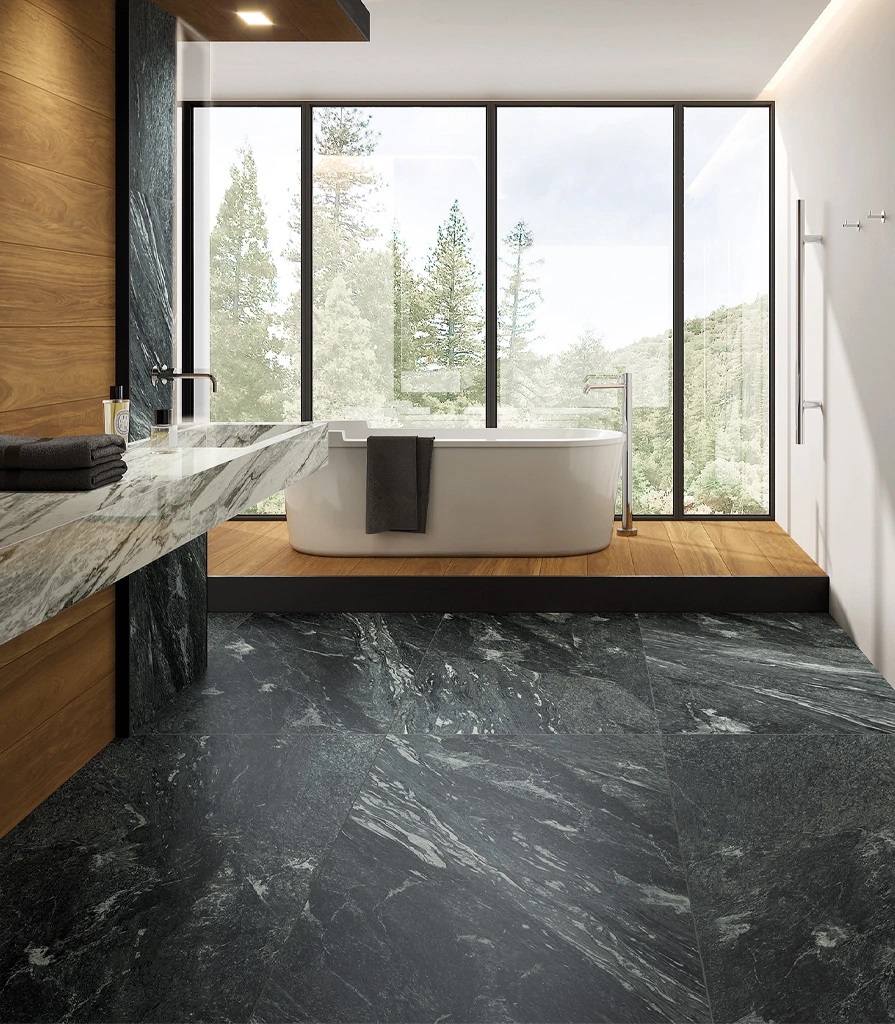 610110000620 Декор Skyfall Nero Block 40x53 - фото 48