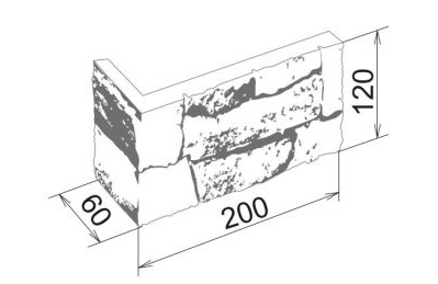 На стену Тенерифе 170 Угол 200х60х120х20 - фото 2