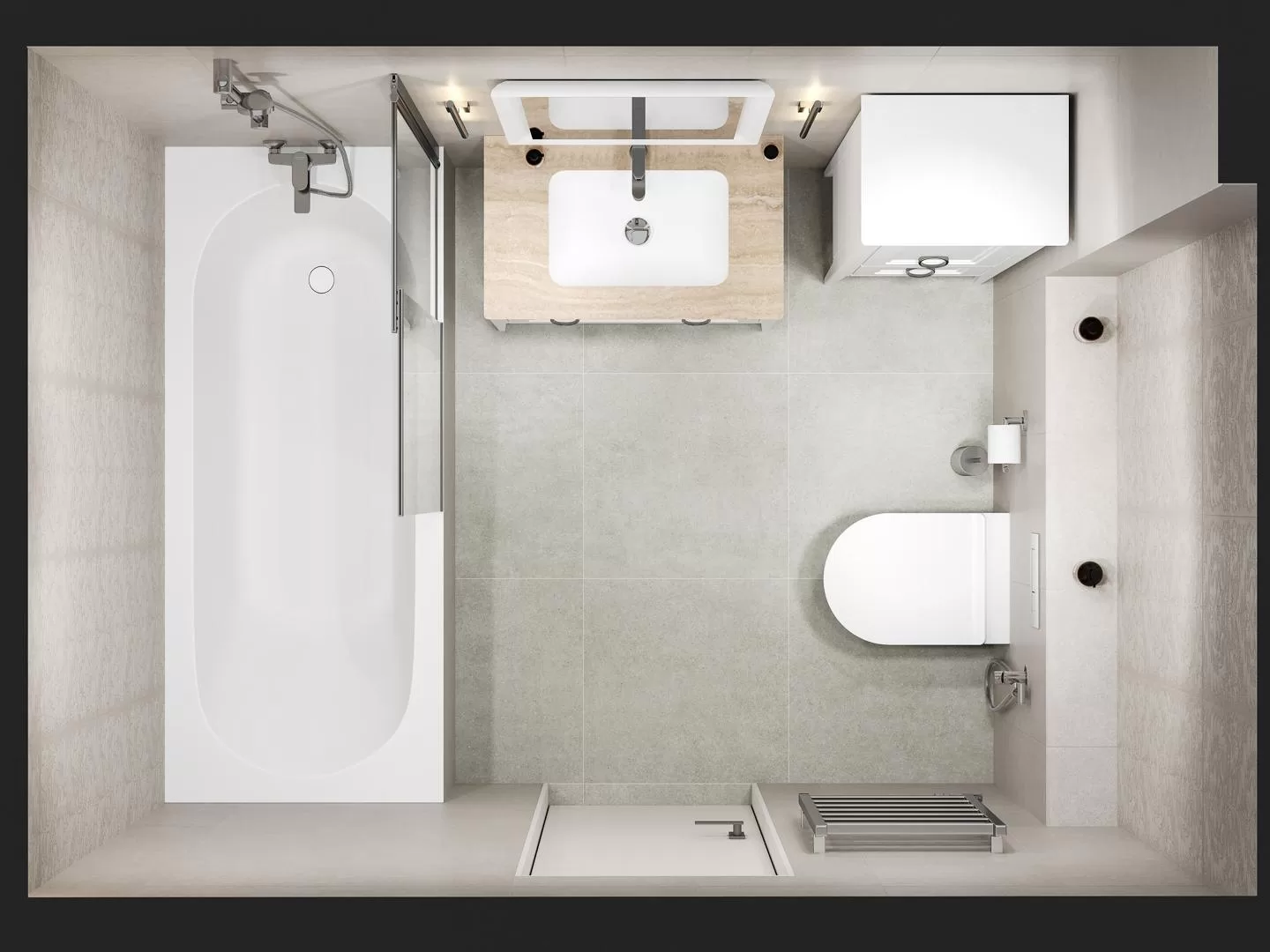 SG647420R На пол Монсеррат Бежевый Светлый Натуральный Обрезной 60x60 9мм - фото 26