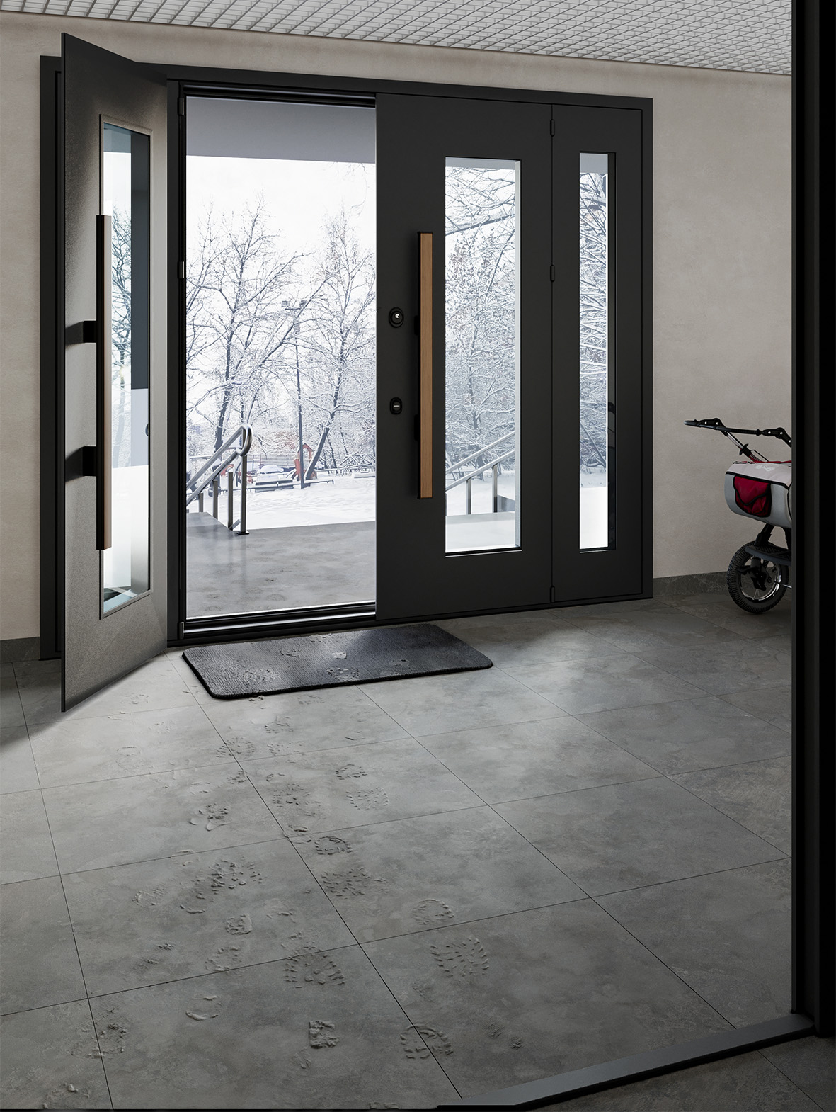 На пол Antislip Arfine Slaty R12 60x60 - фото 25