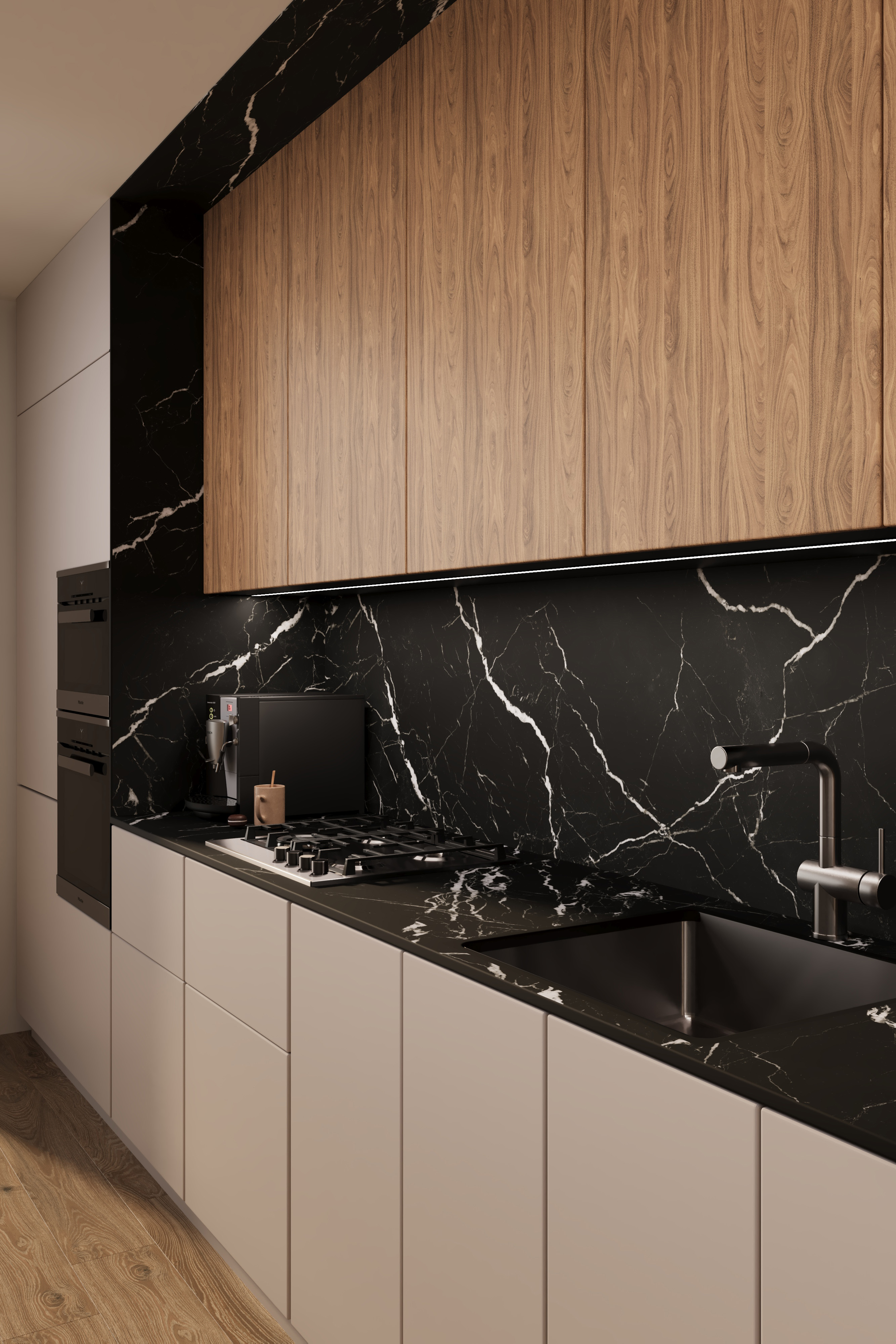 На пол Matt Onega Grey Xylotech 2780х1200х6 - фото 27