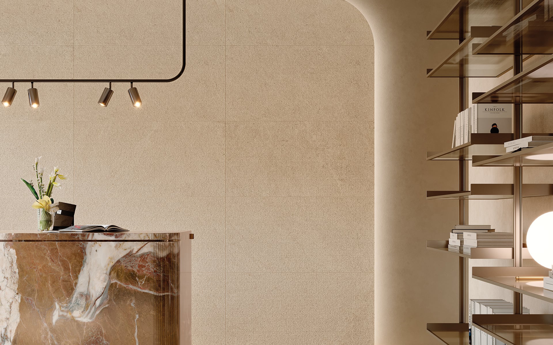 8929984 На пол Victorian Stone Moon Cream Structured 120x60 - фото 40