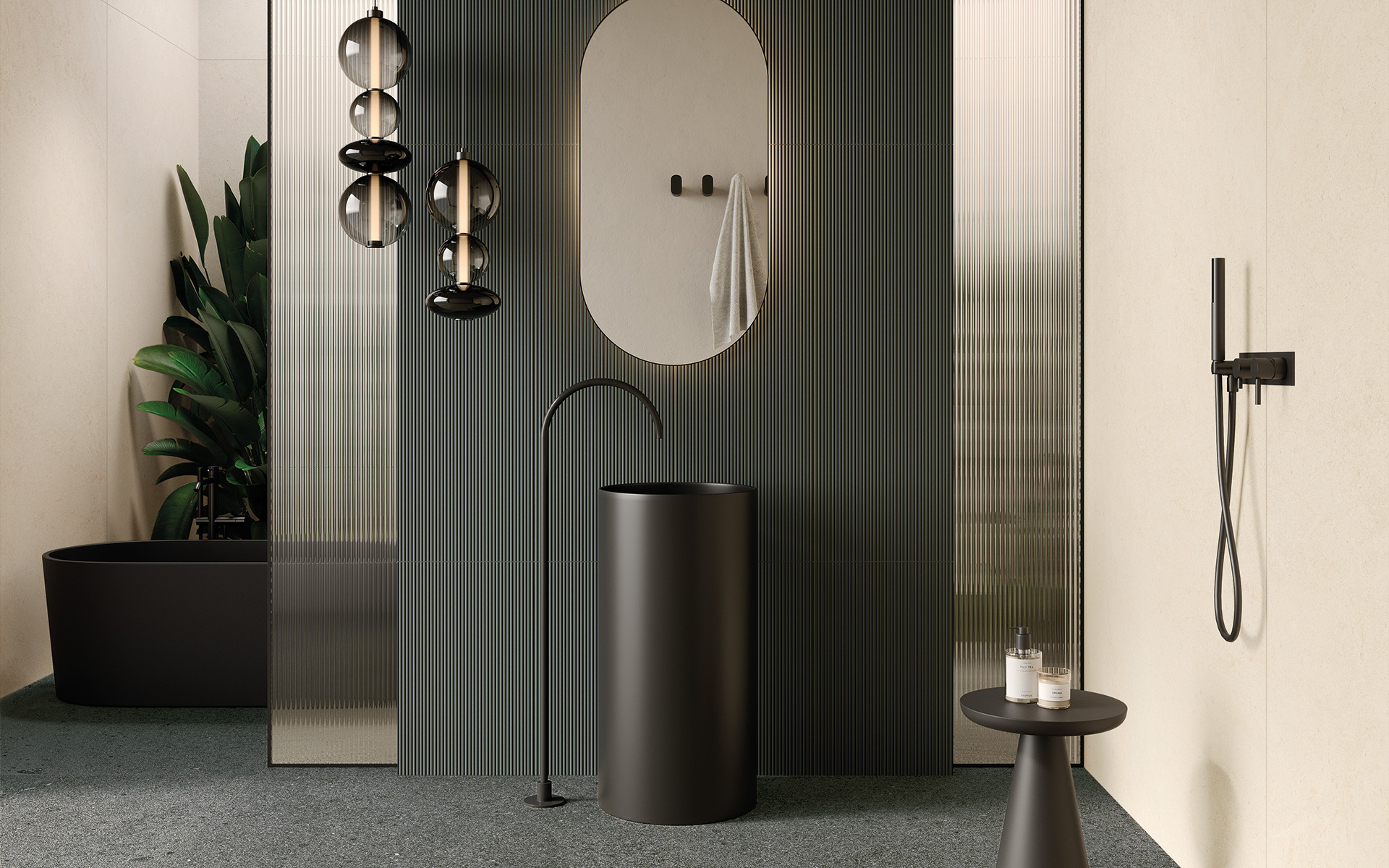 8929984 На пол Victorian Stone Moon Cream Structured 120x60 - фото 2