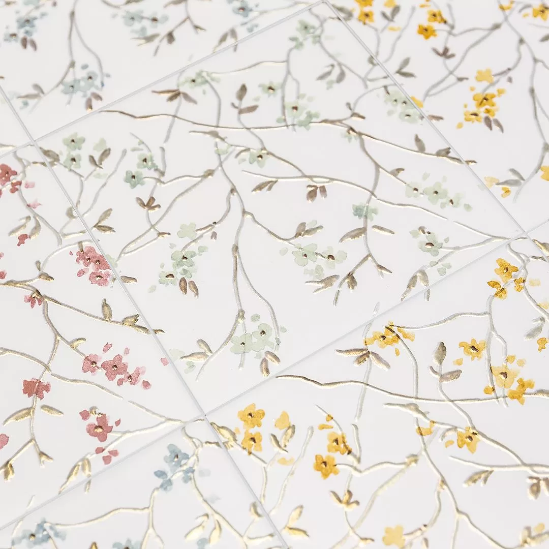 VT/C512/5009 Бордюр Весна 3 Матовый 20х6.3 - фото 8