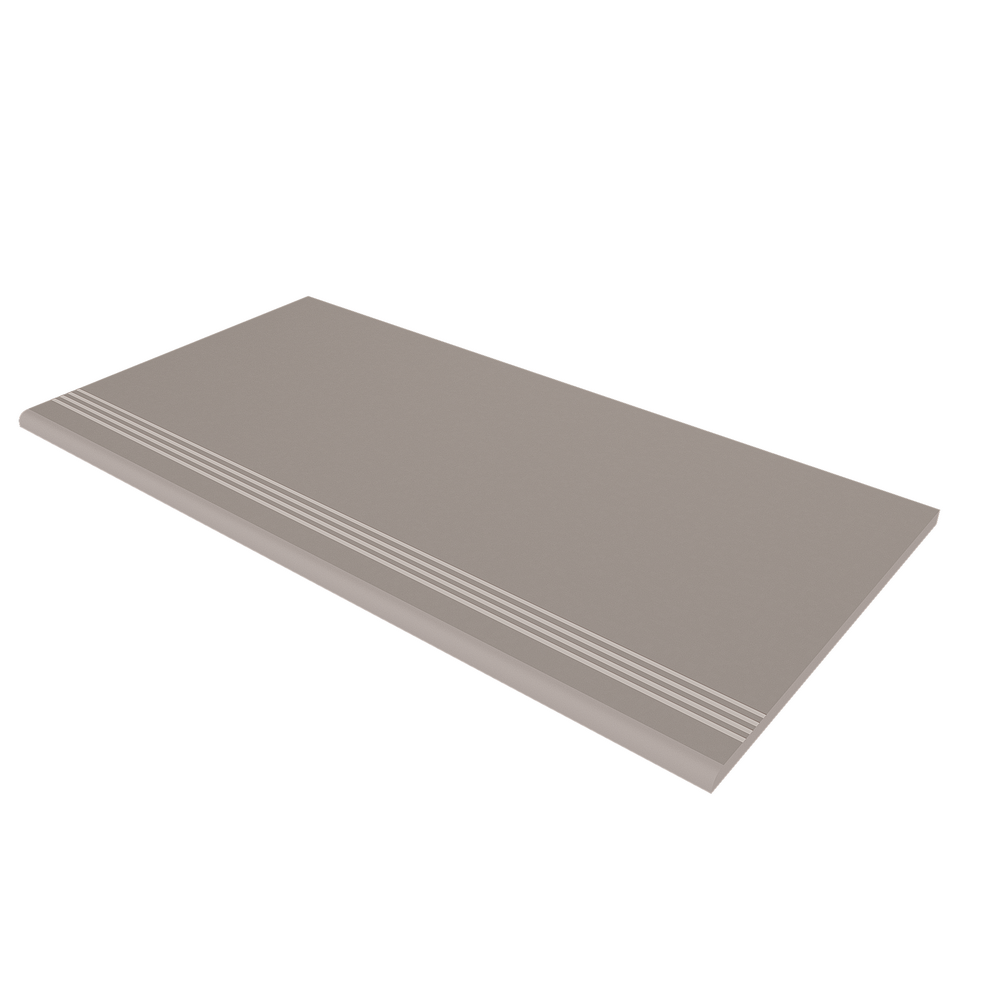 Steptrade/RW03_NS/30x60x9 Ступень Rainbow RW03 Светло-серый Неполированный с насечками 30x60x9