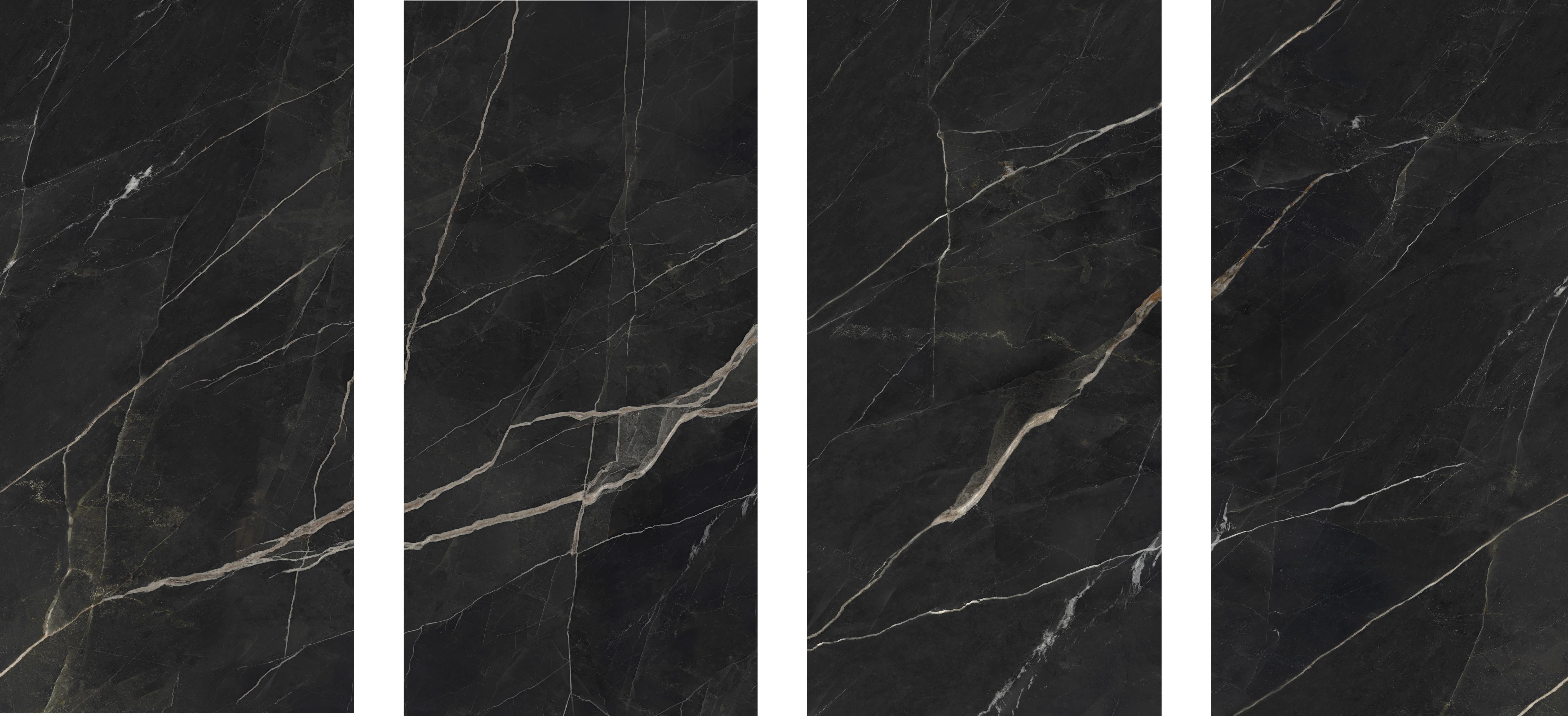 На пол Matt Calacatta Black 1600х3200х12 - фото 2