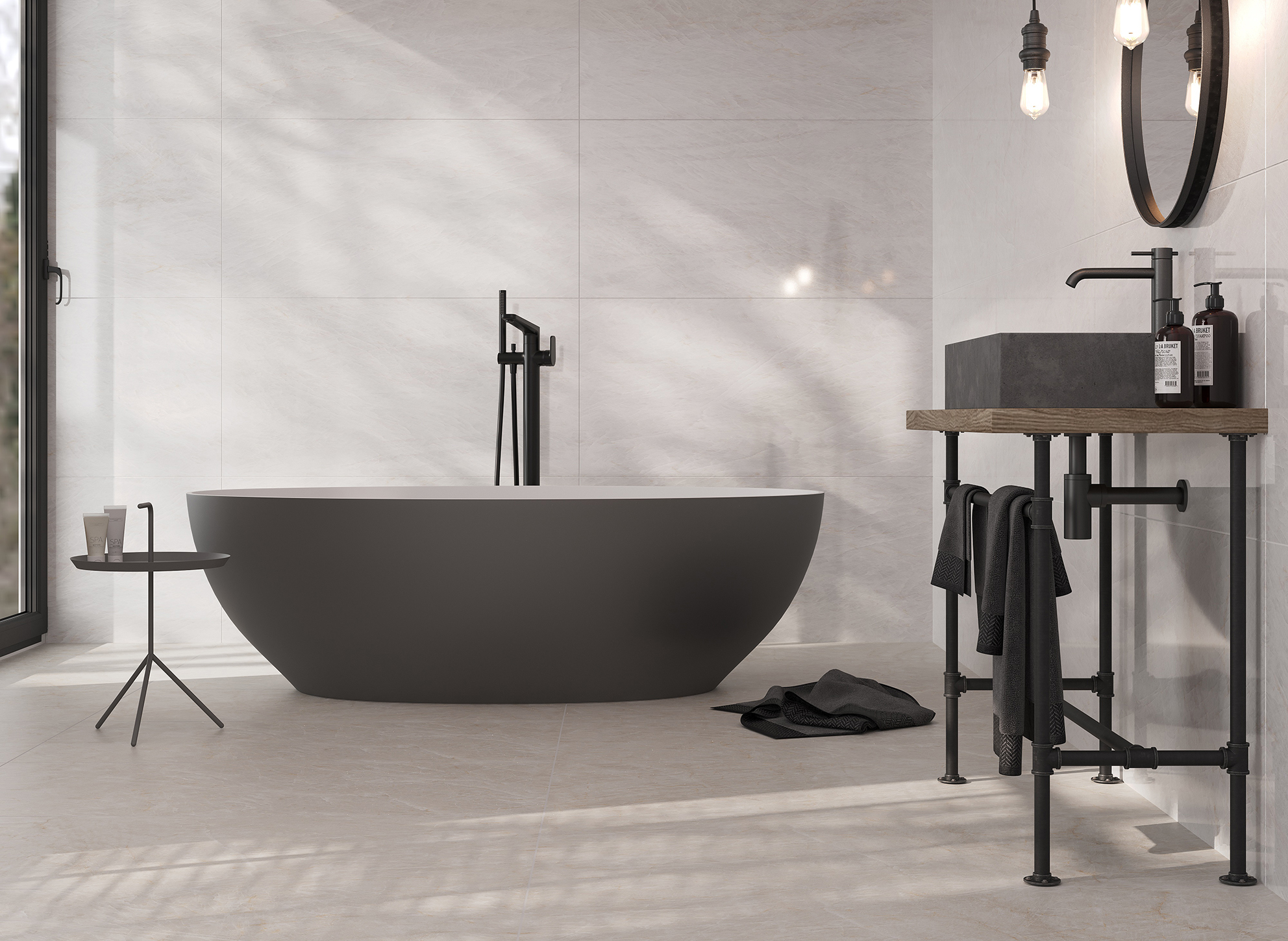 На пол Palacio  Arctic Bianco Polished 60x120 - фото 22