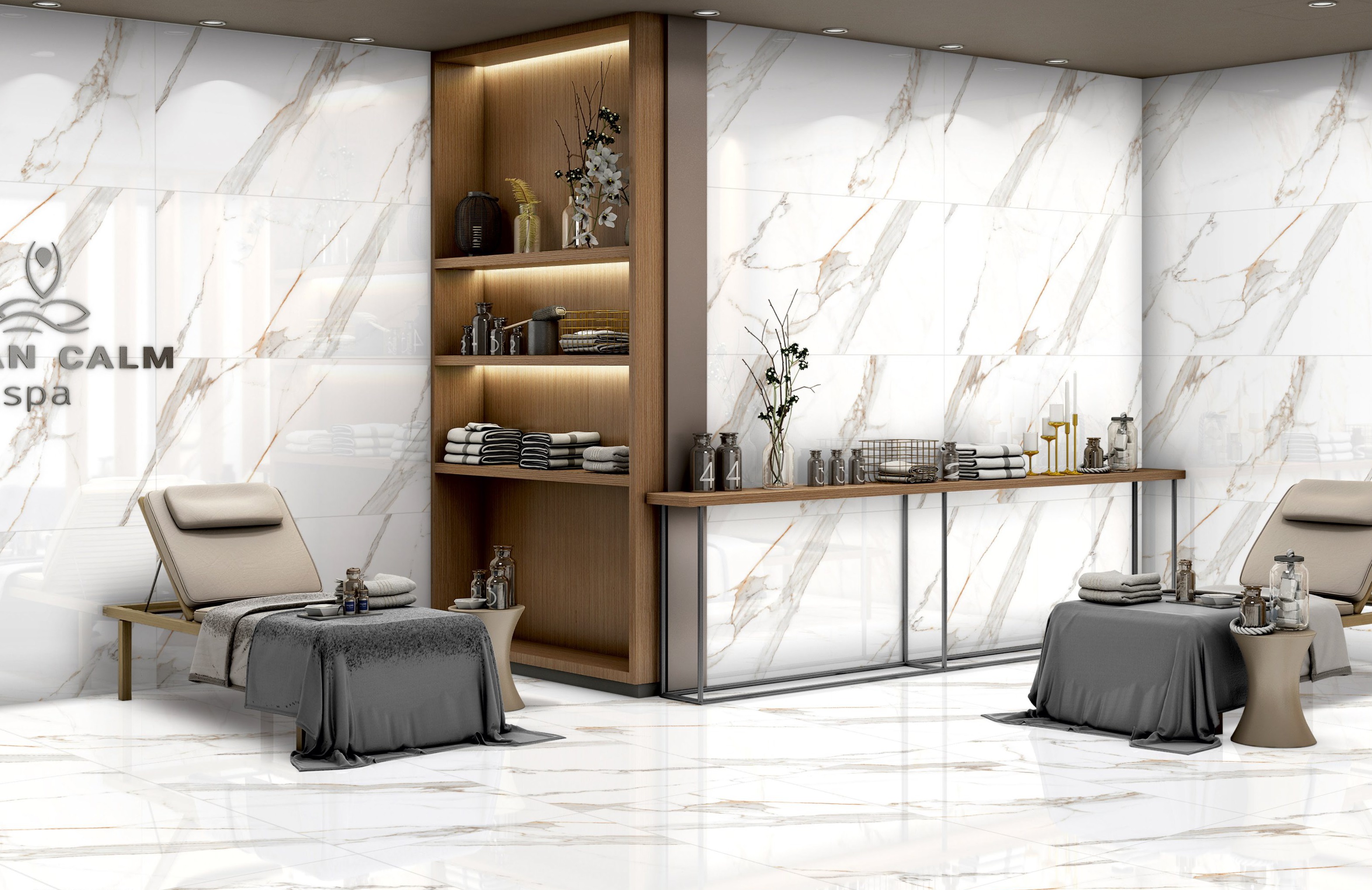 One Touch Ceramic Statuario Gold