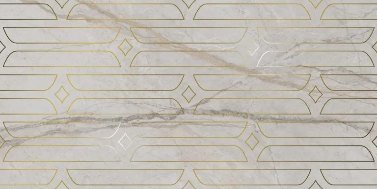 KMD3STA029BR Декор Ифран Серый светлый глянцевый обрезной 60x119.5x0.9 - фото 4