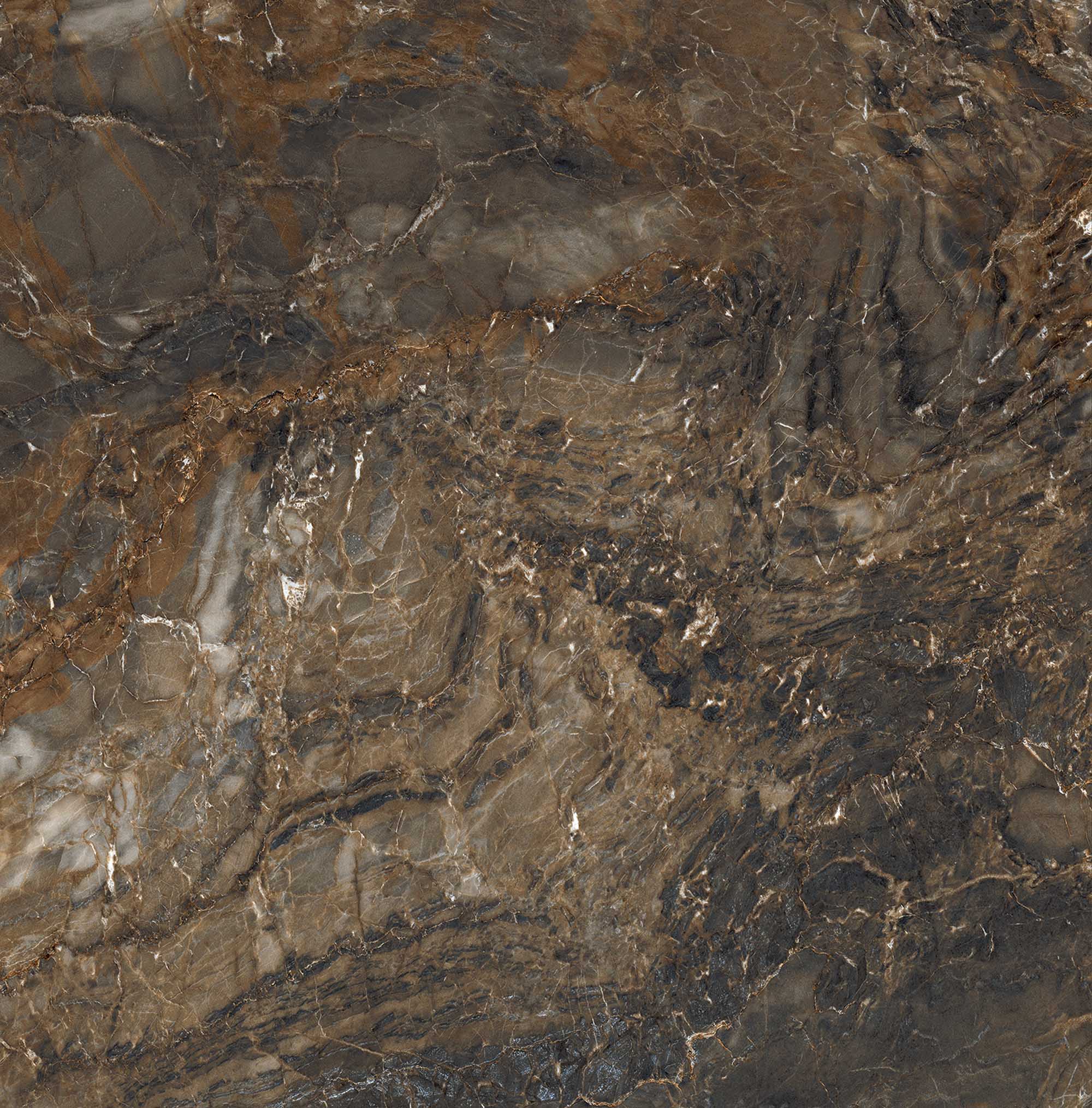 На пол Bernini BR04 Dark Brown Неполированный Рект. 80х80х10 - фото 12