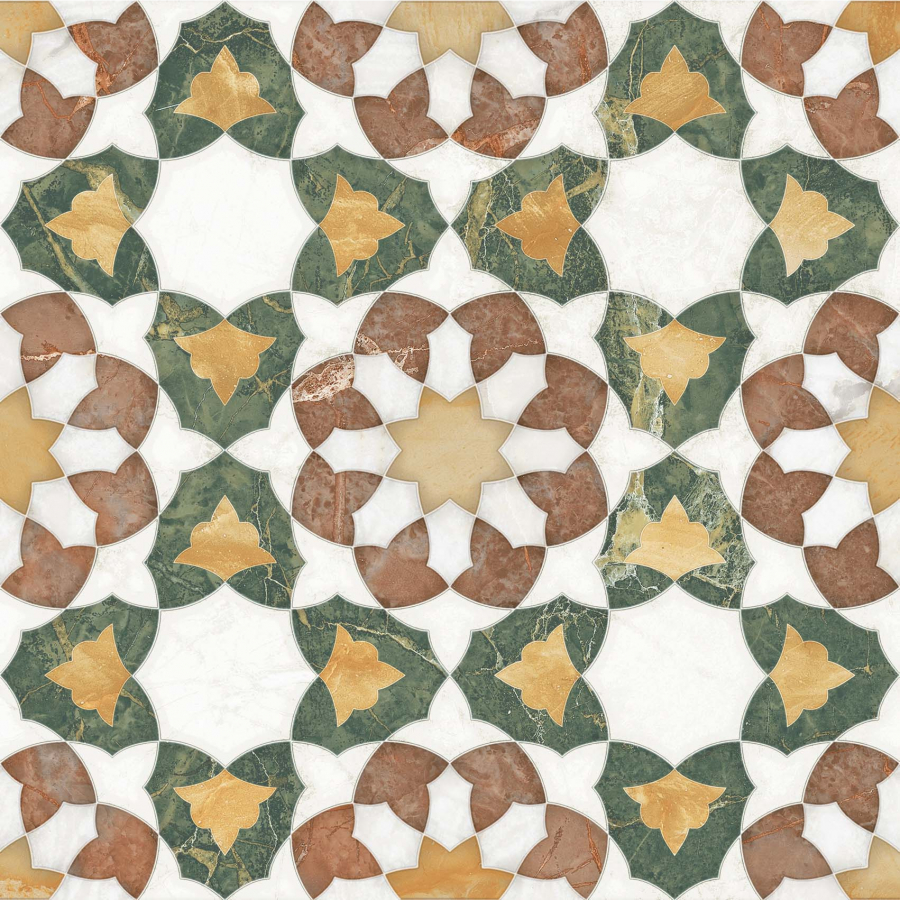 На пол Marrakech Zellige Ourika 22.3x22.3 - фото 4