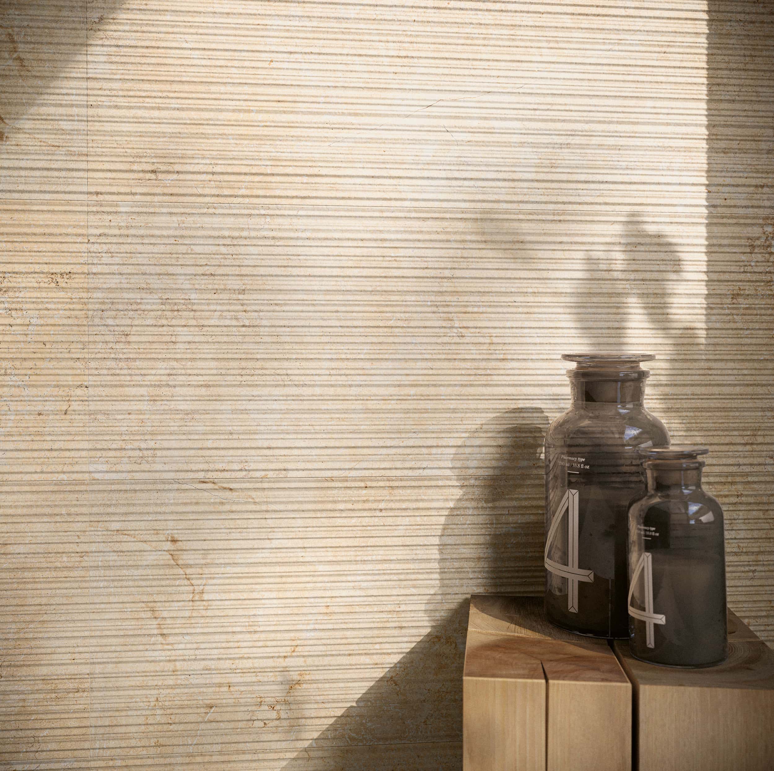 192813 На стену Pave Wall 30.90 Grigio Ribbed 30x90 - фото 5