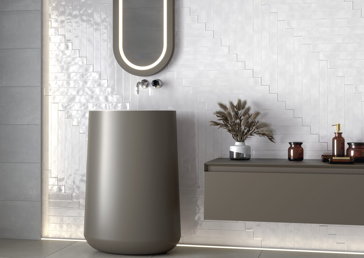 На стену Lula Anthracite Brillo 5x50 - фото 7