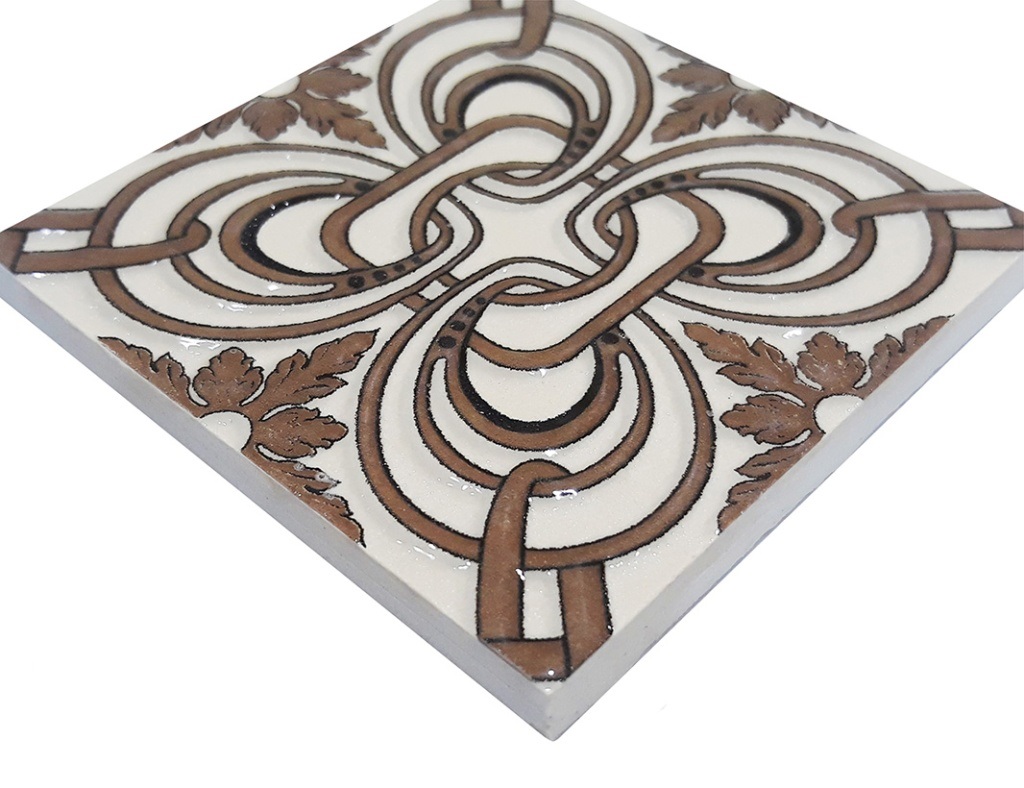ВК 206 Декоративная вставка Керамические вставки Лиен 8х8 - фото 2