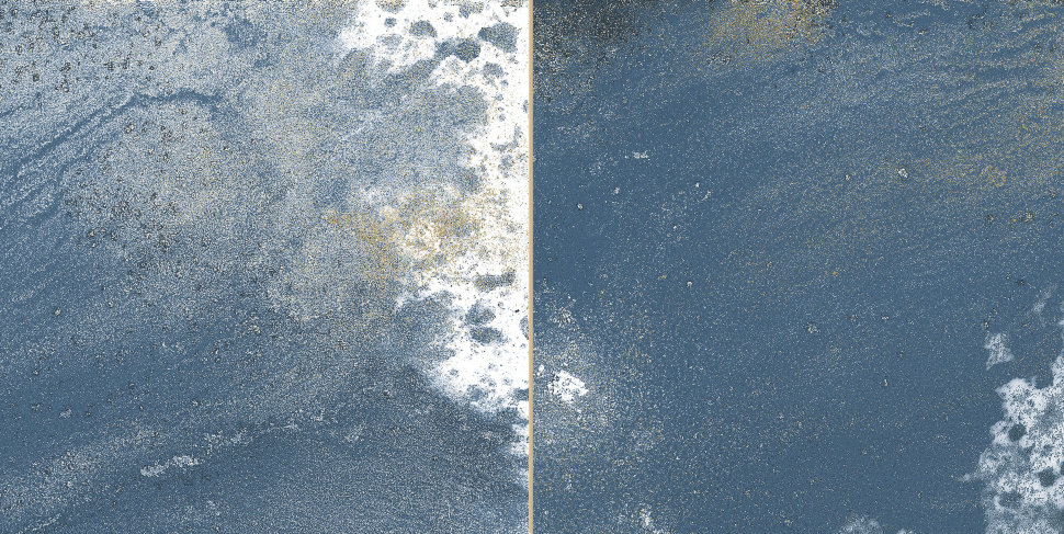 30899 На стену Fs Tradition Square Blue 20x40 - фото 4