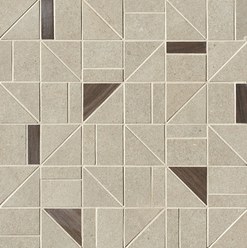 fOSH Настенная Nux Beige Gres Outline Mosaico 30x30