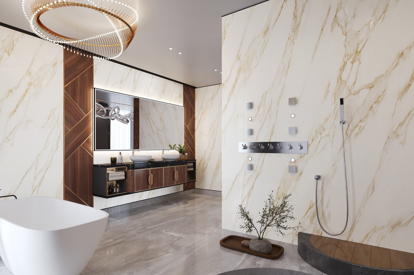 NTT3605P На пол Atlas Home Marble White 120x280 - фото 57