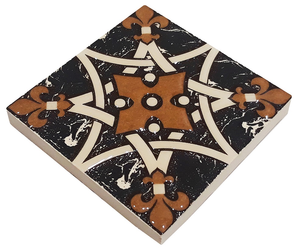 ВК 19 Декоративная вставка Керамические вставки Астра 6х6 - фото 2