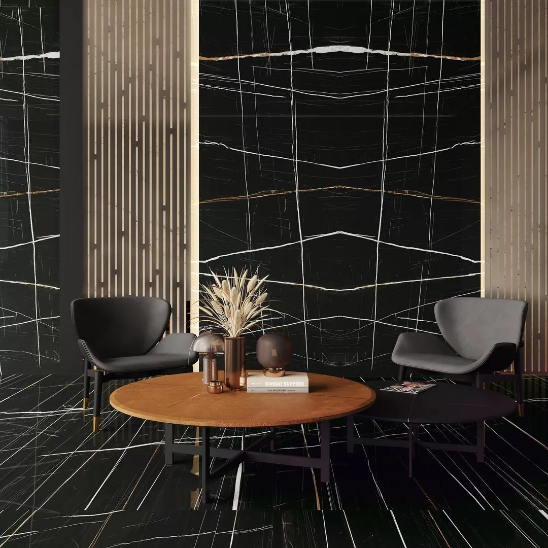 SG072902R На пол Sahara Black/Сахара Блэк Сахара Блэк Лаппатированный Обрезной 119.5х320 11мм - фото 5