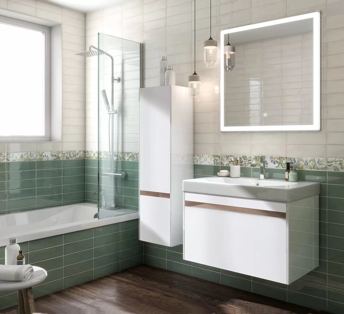 9019 На стену Монпарнас Синий 28.5x8.5 - фото 6