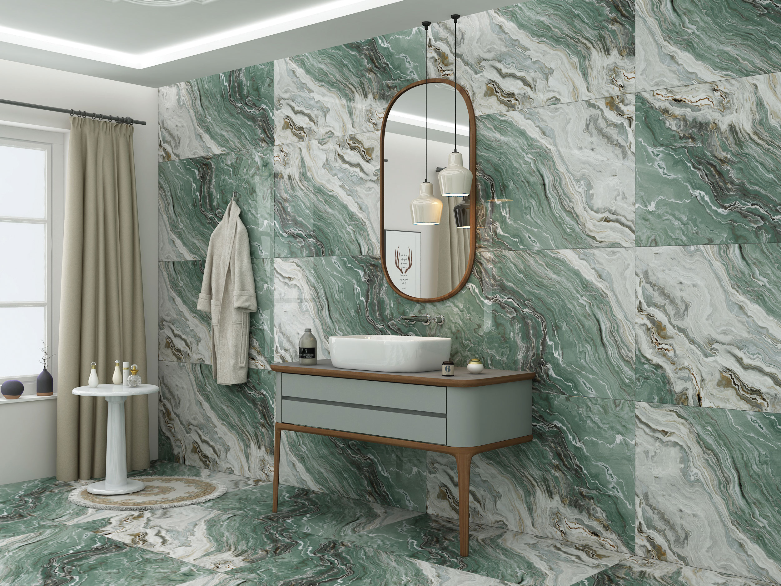 Напольный High Gloss Amazonite 60x120 - фото 12