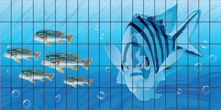 FS018 Панно Fotosera F03 (12.5х25) 125x250