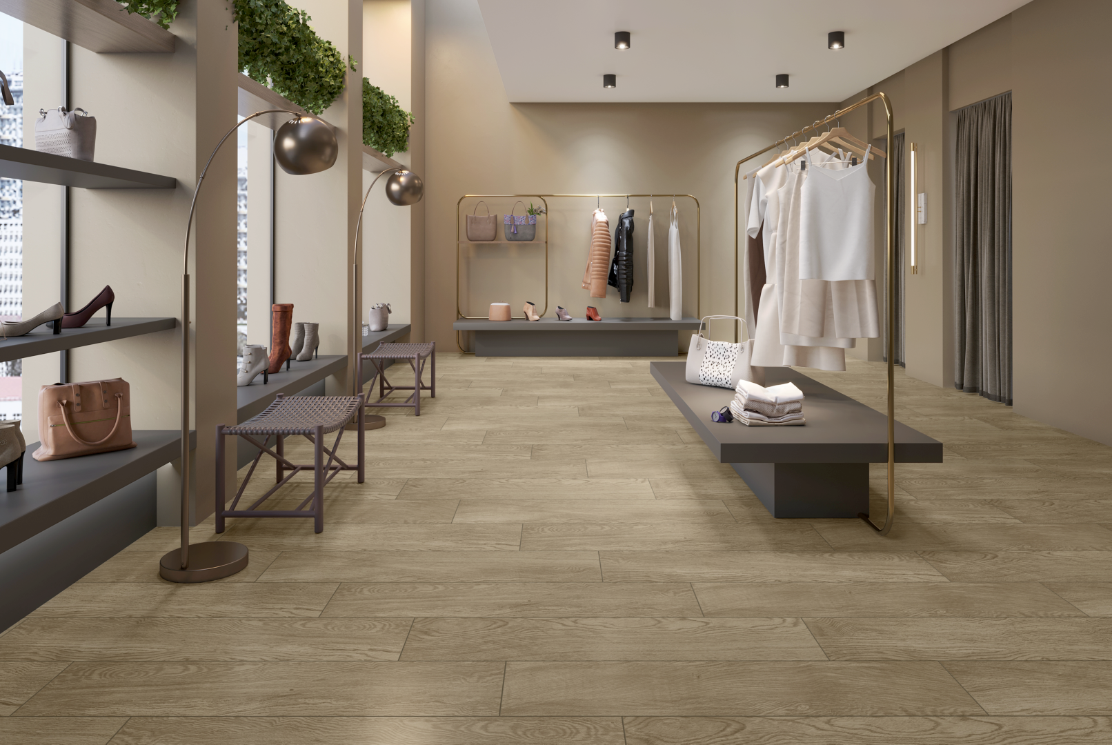 Kerald Graphite Beige
