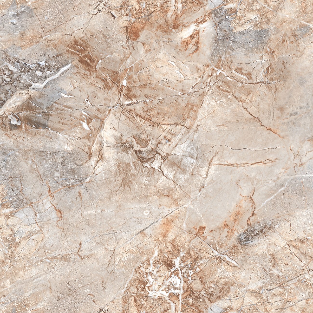 Напольный Ascrain Breccia Glossy 60x60 - фото 7