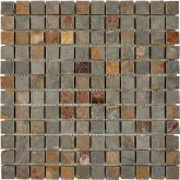 Мозаика Каменная Slate Rusty из сланца 23х23 305х305