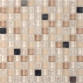 Мозаика Камень и стекло PIX716 из стекла и металла 23x23x8 30x30