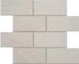 Mosaic/LN00_NS/TE00_NS/28.6x35/BricksBig Декор Terra LN00-TE00 White Bricks Big Неполированная 28.6x35