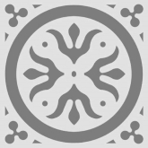 Декоративная вставка Метлахская плитка 100N011D004 ENC11 Nancy 04 (BAU. NOI) 10x10